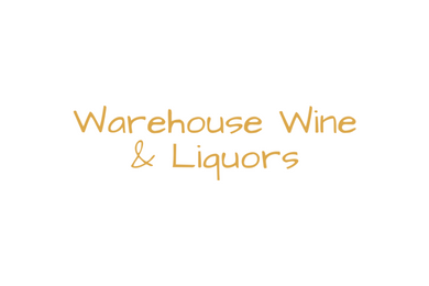Warehouse Wine & Liquors horizontal logo